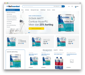 123verfvoordeel website voorbeeld