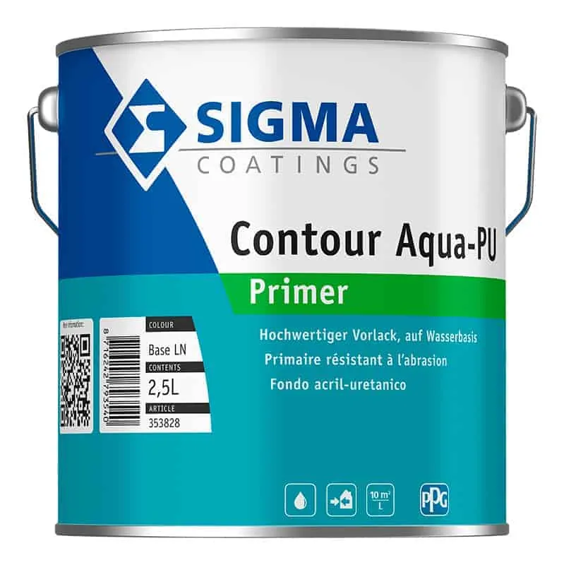 Sigma Contour Aqua-PU Primer blik, 2,5L