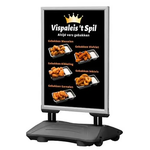 Vispaleis, diverse gefrituurde lekkernijen, altijd vers.